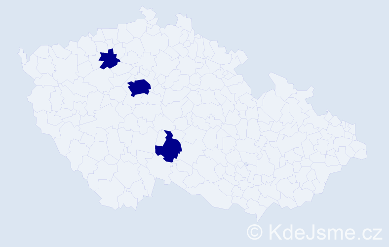 Příjmení: 'Lutharová', počet výskytů 3 v celé ČR