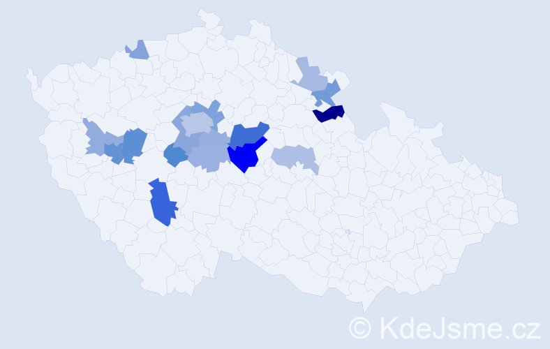 Příjmení: 'Šlehobrová', počet výskytů 41 v celé ČR