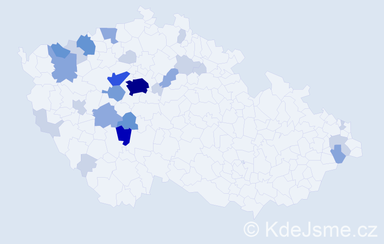 Příjmení: 'Kothera', počet výskytů 75 v celé ČR