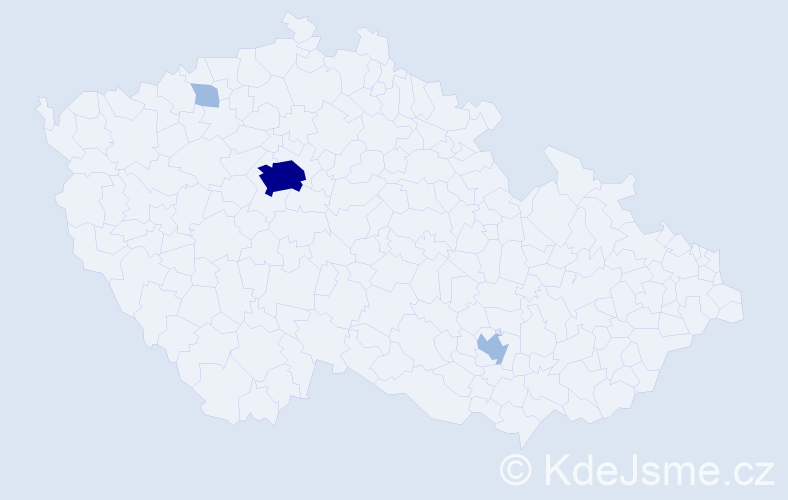 Příjmení: 'Feuereiselová', počet výskytů 6 v celé ČR