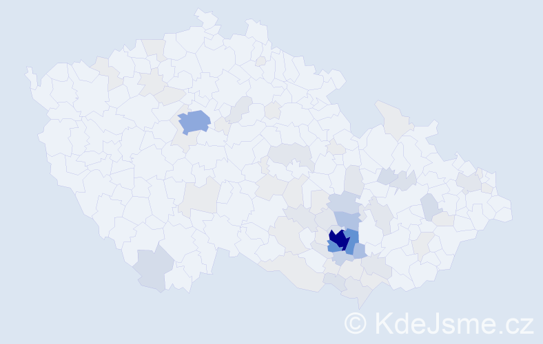 Příjmení: 'Švábenská', počet výskytů 208 v celé ČR
