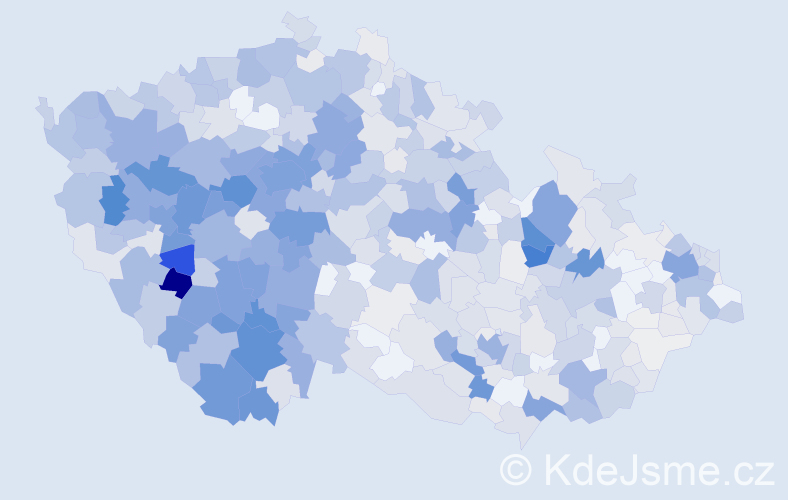 Příjmení: 'Sládková', počet výskytů 2935 v celé ČR