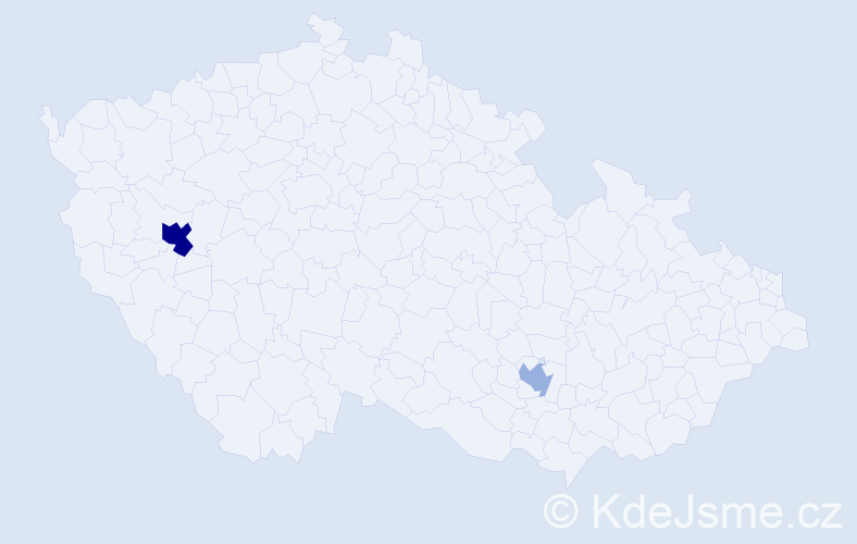 Příjmení: 'Hrustićová', počet výskytů 4 v celé ČR