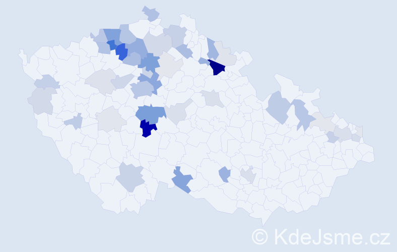 Příjmení: 'Kühnelová', počet výskytů 164 v celé ČR