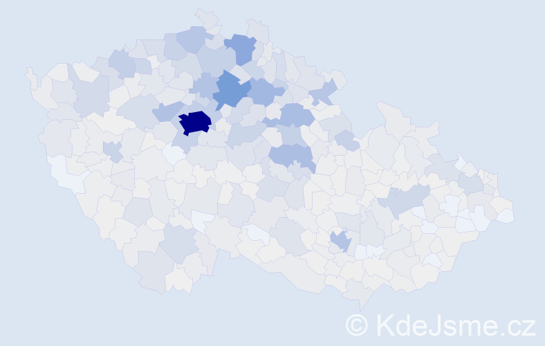 Příjmení: 'Šulc', počet výskytů 3866 v celé ČR