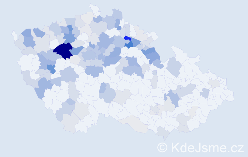 Příjmení: 'Rais', počet výskytů 430 v celé ČR