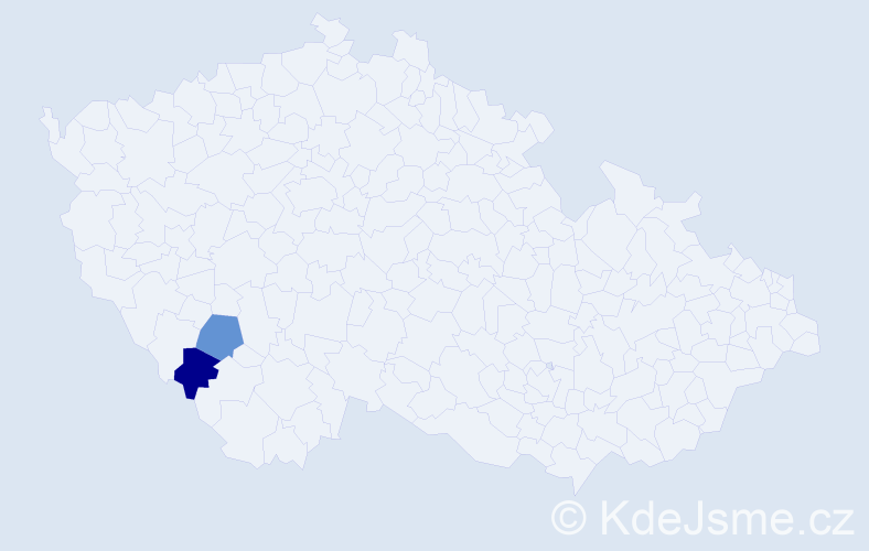 Příjmení: 'Gulceac', počet výskytů 2 v celé ČR