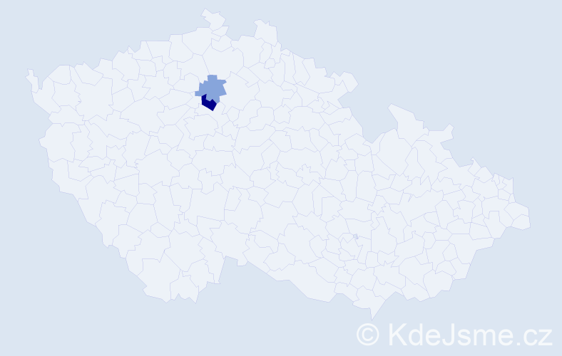 Příjmení: 'Fedoseev', počet výskytů 4 v celé ČR