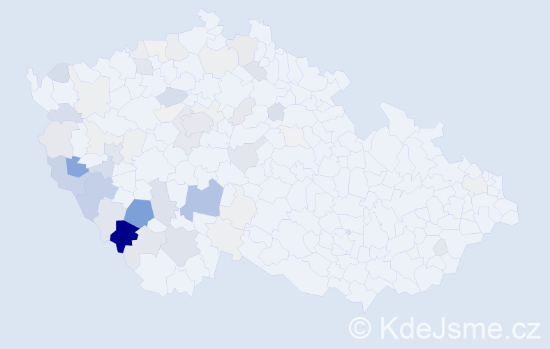 Příjmení: 'Chvalová', počet výskytů 241 v celé ČR
