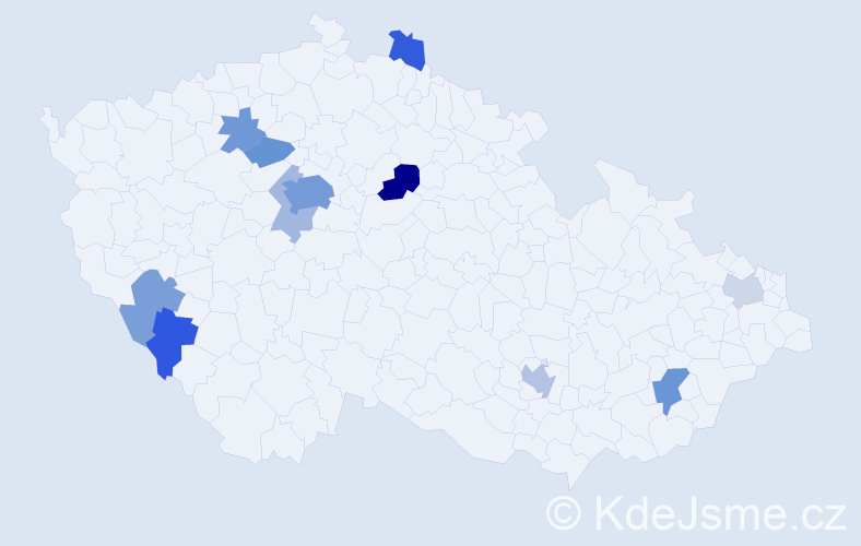 Příjmení: 'Foster', počet výskytů 27 v celé ČR