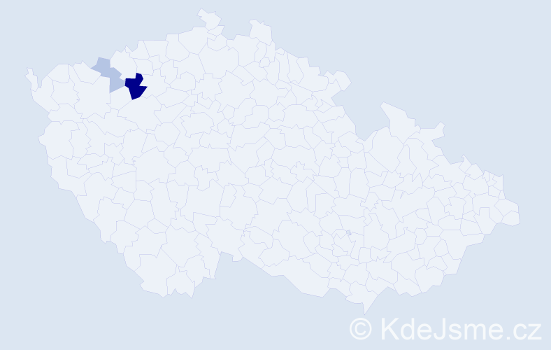 Příjmení: 'Muňová', počet výskytů 6 v celé ČR
