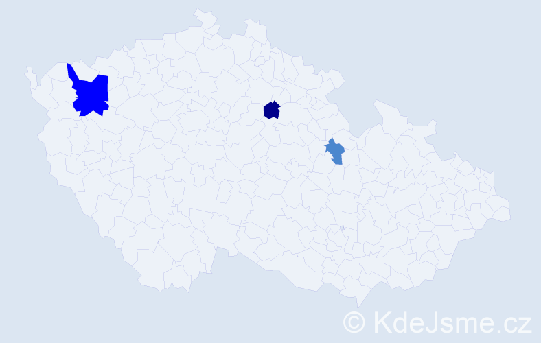 Příjmení: 'Lechmann', počet výskytů 7 v celé ČR