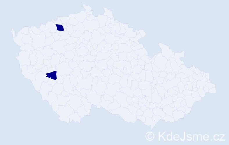 Příjmení: 'Geldhauser', počet výskytů 2 v celé ČR