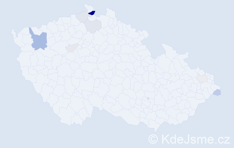 Příjmení: 'Jelenčiaková', počet výskytů 19 v celé ČR