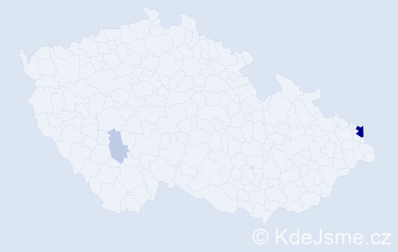 Příjmení: 'Krzemiński', počet výskytů 14 v celé ČR