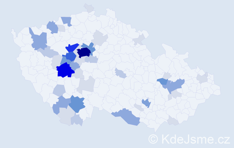 Příjmení: 'Falcová', počet výskytů 137 v celé ČR