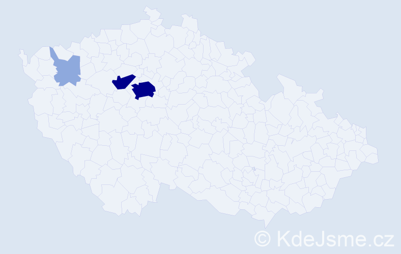 Příjmení: 'Ignatyev', počet výskytů 11 v celé ČR