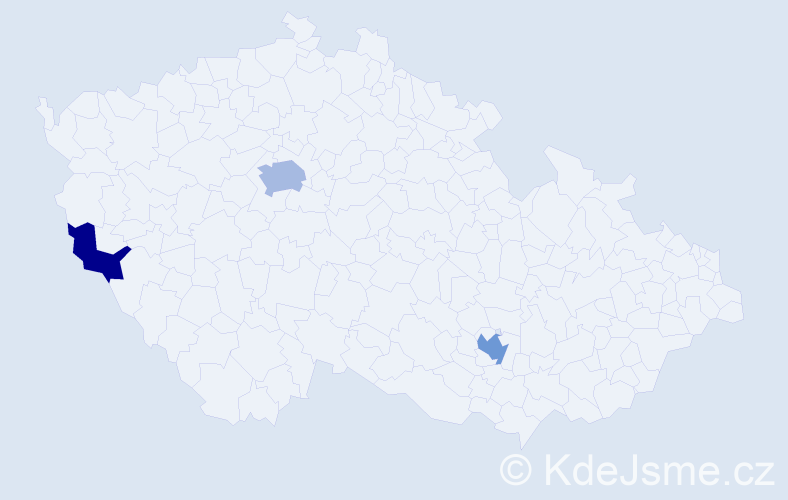 Příjmení: 'Placheta', počet výskytů 11 v celé ČR