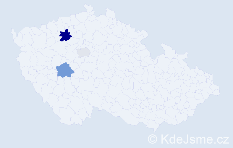 Příjmení: 'Poustevská', počet výskytů 8 v celé ČR