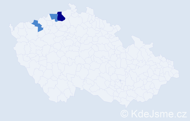 Příjmení: 'Klepsch', počet výskytů 16 v celé ČR