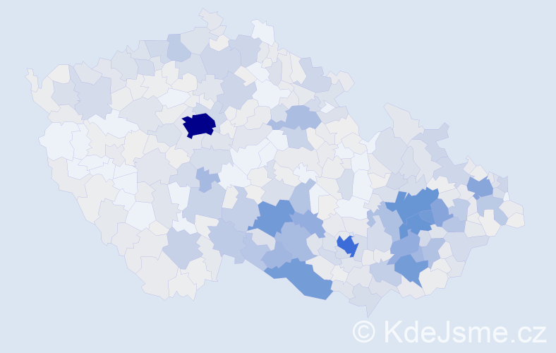 Příjmení: 'Dohnalová', počet výskytů 2927 v celé ČR