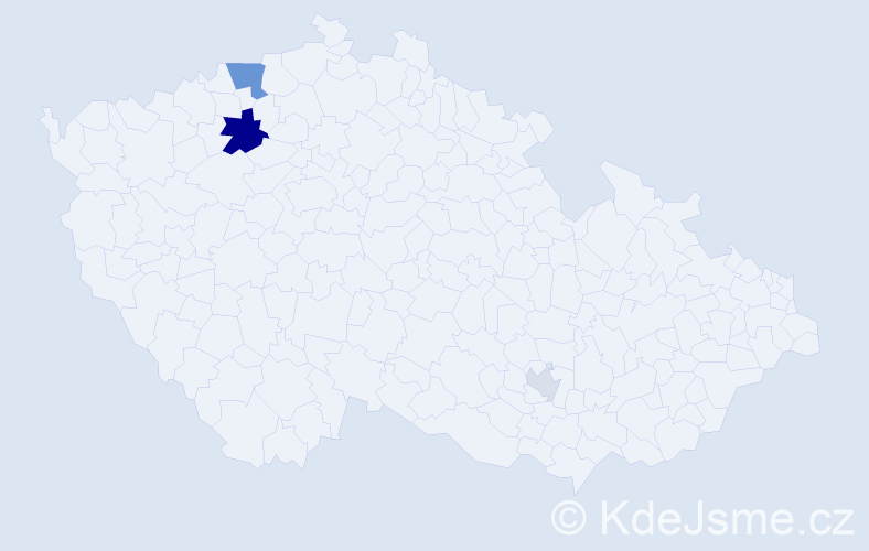Příjmení: 'Eymannová', počet výskytů 8 v celé ČR