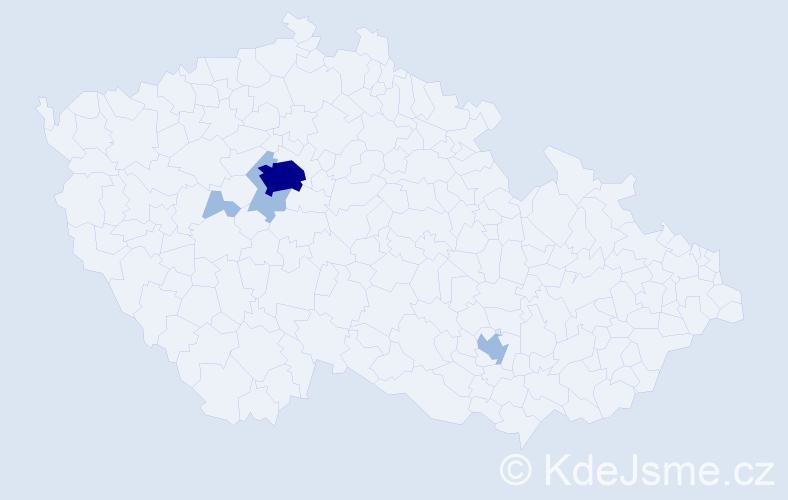 Příjmení: 'Ployer', počet výskytů 7 v celé ČR