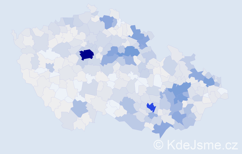 Příjmení: 'Suchánek', počet výskytů 2979 v celé ČR