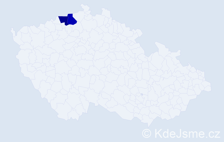 Příjmení: 'Kiesbauerová', počet výskytů 2 v celé ČR