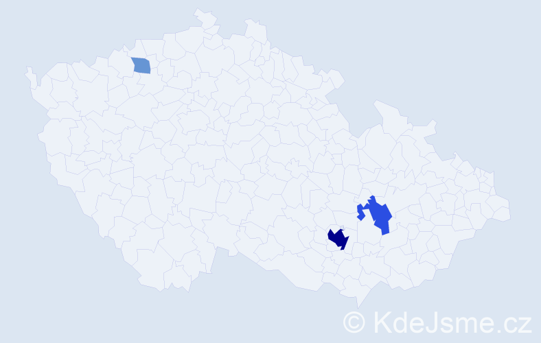 Příjmení: 'Abeles', počet výskytů 16 v celé ČR