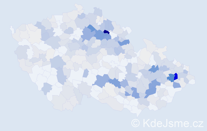 Příjmení: 'Bajer', počet výskytů 1331 v celé ČR