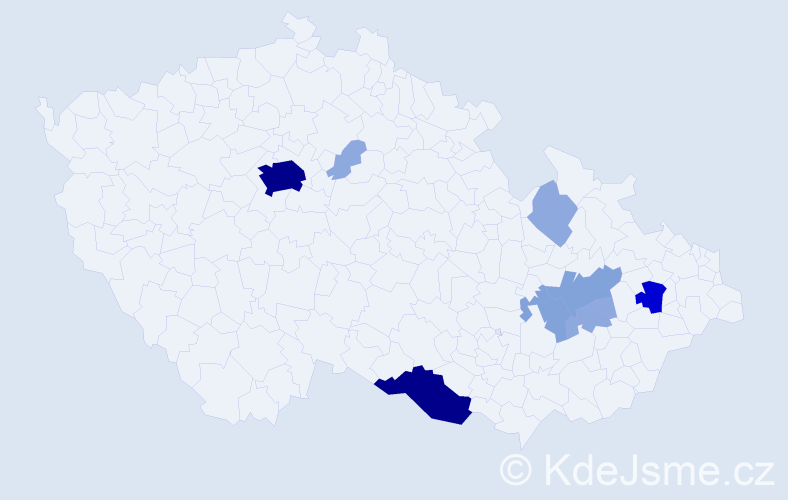 Příjmení: 'Plainer', počet výskytů 31 v celé ČR