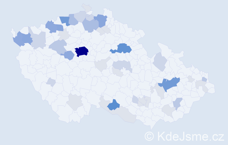 Příjmení: 'Melzer', počet výskytů 148 v celé ČR