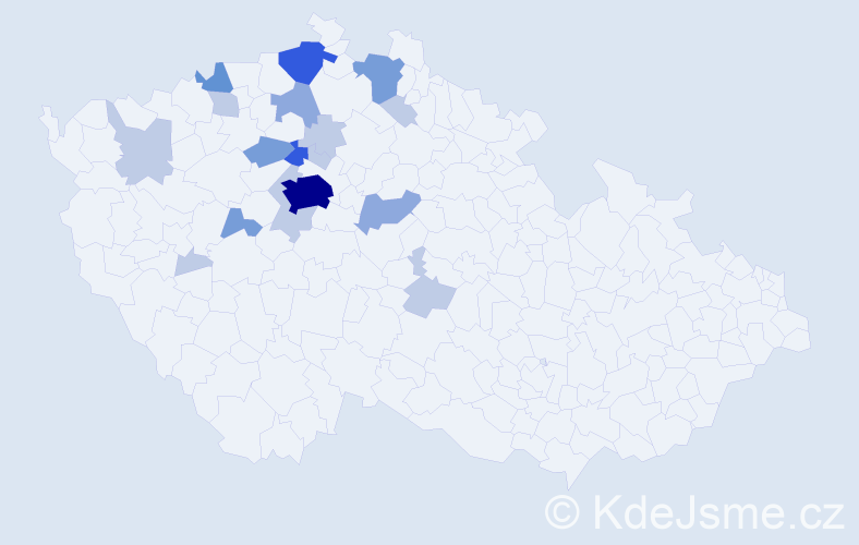 Příjmení: 'Strunecká', počet výskytů 47 v celé ČR