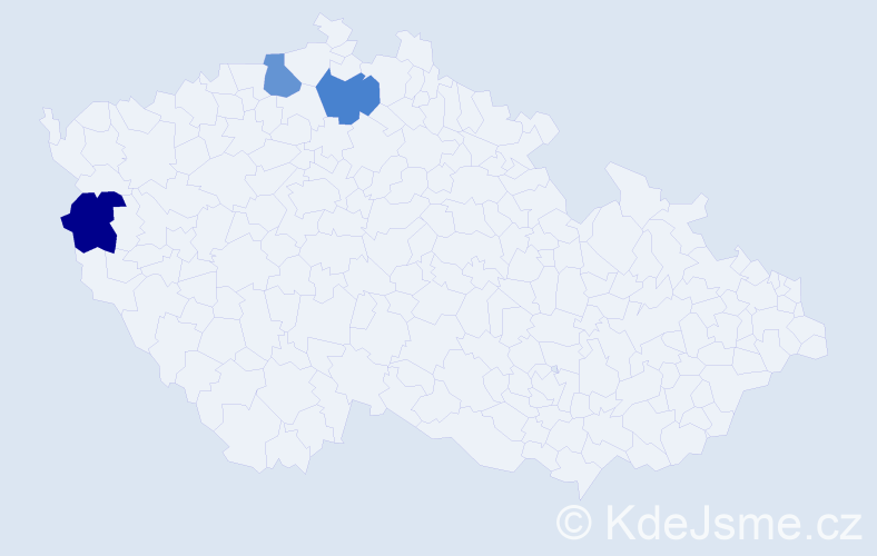 Příjmení: 'Schoedlbauer', počet výskytů 3 v celé ČR
