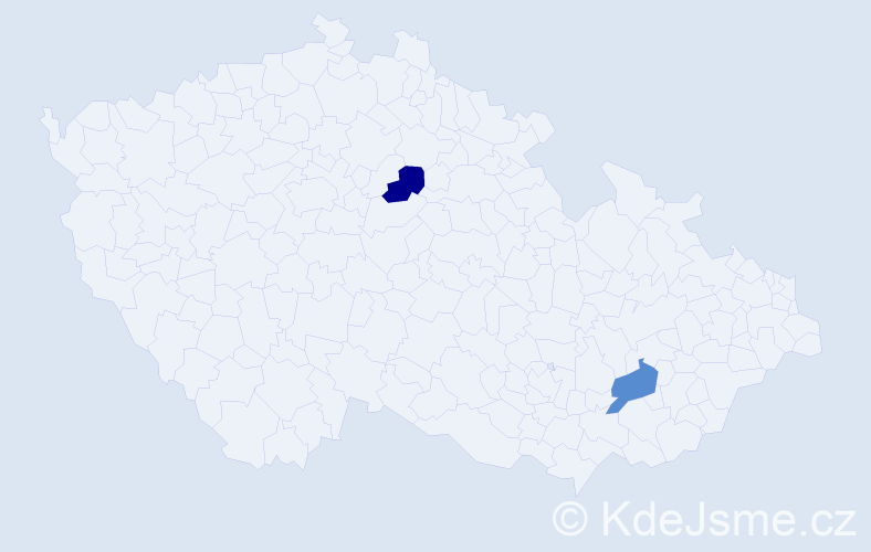 Příjmení: 'Strachwitz', počet výskytů 2 v celé ČR