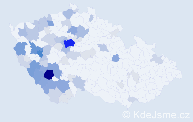 Příjmení: 'Peleška', počet výskytů 224 v celé ČR