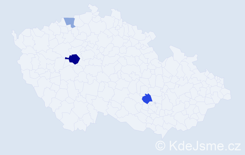 Příjmení: 'Agaev', počet výskytů 5 v celé ČR