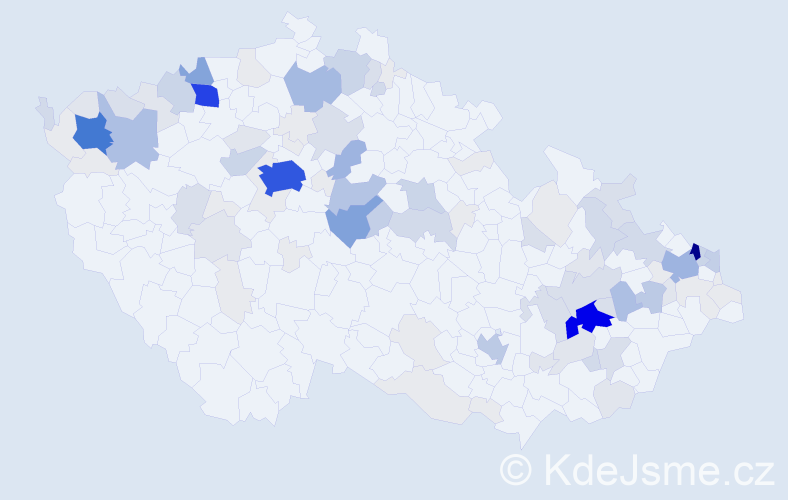 Příjmení: 'Pompa', počet výskytů 474 v celé ČR