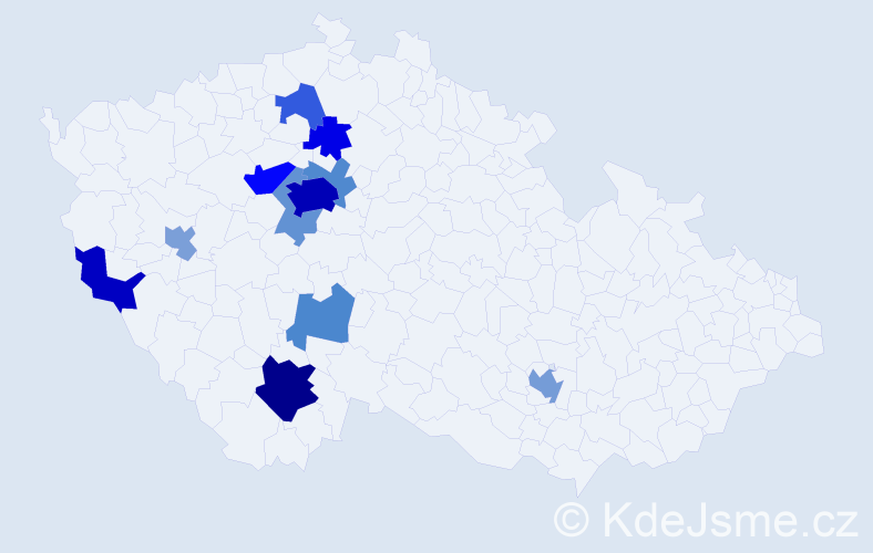 Příjmení: 'Yavorska', počet výskytů 31 v celé ČR