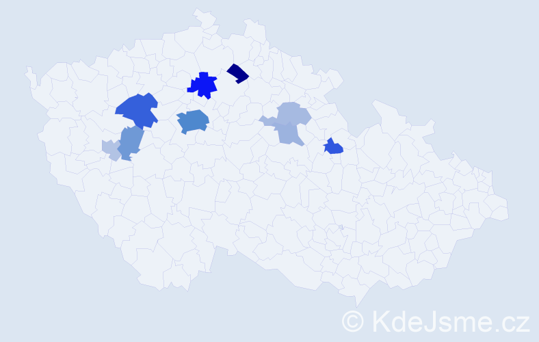 Příjmení: 'Pitukh', počet výskytů 30 v celé ČR