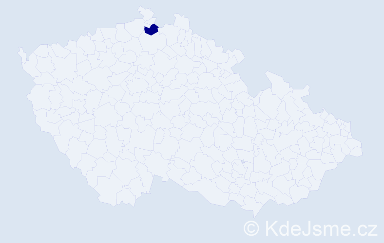 Příjmení: 'Rybinskyy', počet výskytů 1 v celé ČR