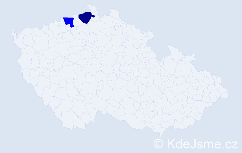 Příjmení: 'Novočin', počet výskytů 2 v celé ČR