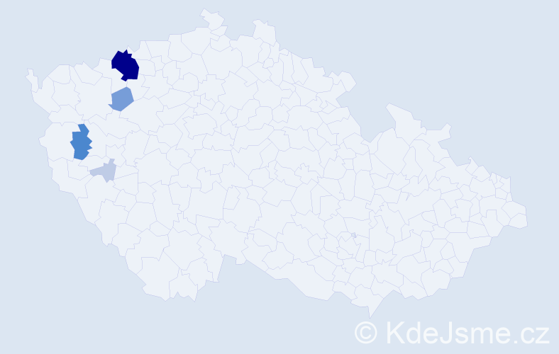 Příjmení: 'Marschalek', počet výskytů 19 v celé ČR
