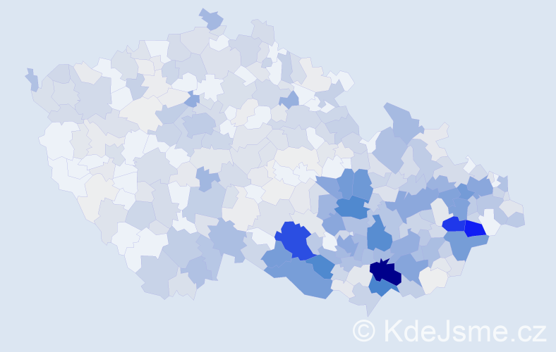 Příjmení: 'Dobeš', počet výskytů 1954 v celé ČR