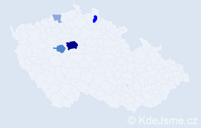 Příjmení: 'Turínková', počet výskytů 14 v celé ČR