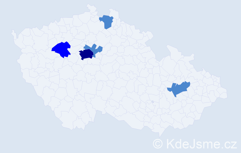 Příjmení: 'Malynovskyy', počet výskytů 9 v celé ČR