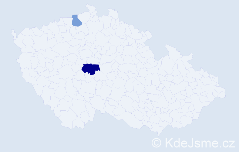 Příjmení: 'Marschiková', počet výskytů 6 v celé ČR