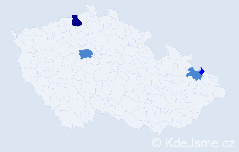 Příjmení: 'Zurek', počet výskytů 7 v celé ČR