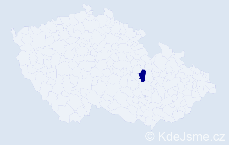 Příjmení: 'Supper', počet výskytů 2 v celé ČR